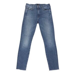 Mother The Looker Ankle Fray Satisfaction Guaranteed Stretch Skinny Jeans 28X27